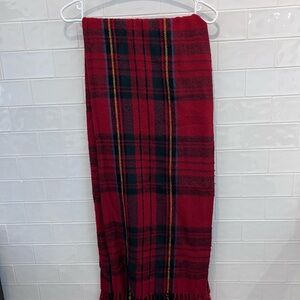 Plaid Red scarf